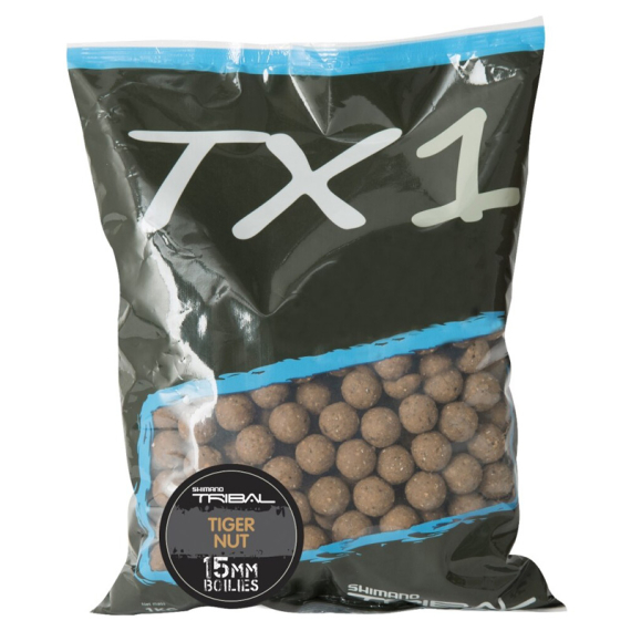 Shimano TX1 Tiger Nut Boilies 5kg dans le groupe Leurre de la peche / Bouillettes, esches et amorce / Bouillette, bouillette carpe l\'adresse Sportfiskeprylar.se (TX1TNB155000r)