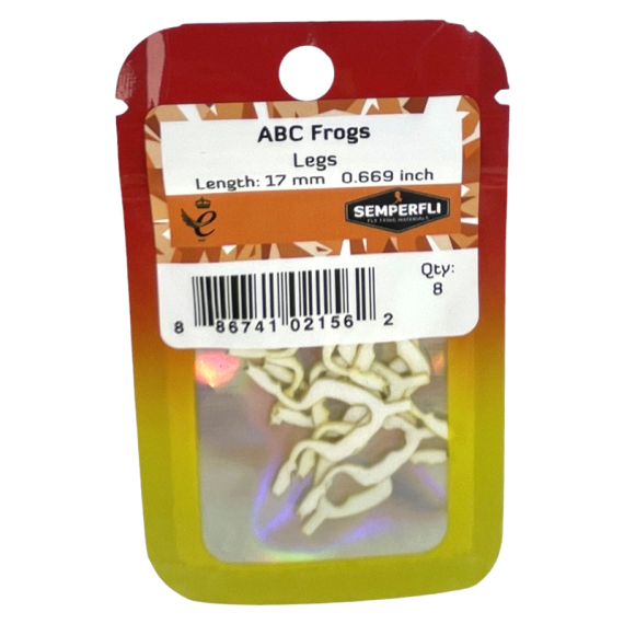 Semperfli ABC Frog Legs dans le groupe Hameçons et terminal tackle / Fabrication mouche / Matériel de montage de mouches / Tails l\'adresse Sportfiskeprylar.se (UFGL017NATr)