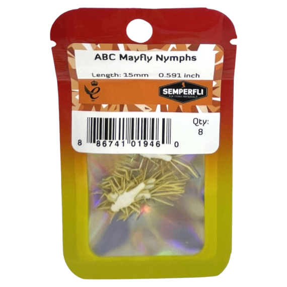 Semperfli ABC Mayfly Nymphs dans le groupe Hameçons et terminal tackle / Fabrication mouche / Matériel de montage de mouches / Autres matériaux synthétiques l\'adresse Sportfiskeprylar.se (UMAY015NATr)