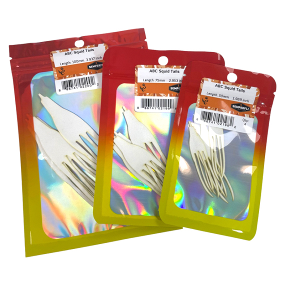 Semperfli ABC Squid Tails dans le groupe Hameçons et terminal tackle / Fabrication mouche / Matériel de montage de mouches / Tails l\'adresse Sportfiskeprylar.se (USQD050NATr)