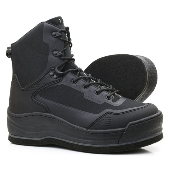 Vision Musta Wading Shoe Felt Sole dans le groupe Habits et chaussures / Waders et équipement de wading / Chaussure de peche, chaussure wading l\'adresse Sportfiskeprylar.se (V2097-7r)