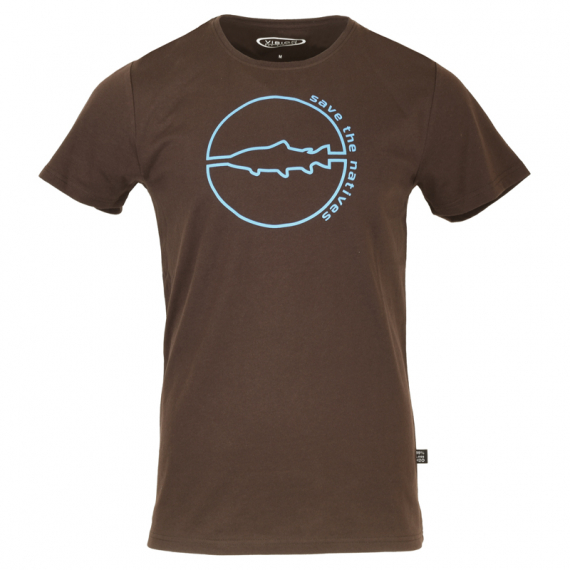 Vision Save The Natives T-shirt, Brown dans le groupe Habits et chaussures / Vêtements / T-shirts l\'adresse Sportfiskeprylar.se (V3031-Mr)