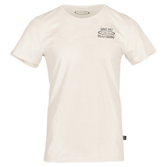 Vision Retro T-shirt, Ecru dans le groupe Habits et chaussures / Habits / T-shirts l\'adresse Sportfiskeprylar.se (V3034-Mr)