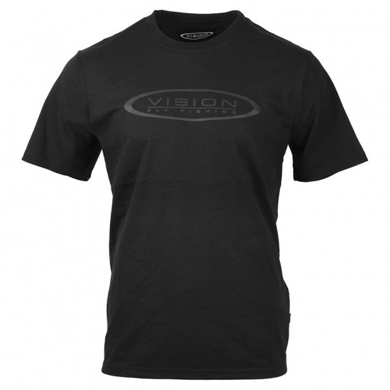 Vision Logo T-shirt Black dans le groupe Habits et chaussures / Habits / T-shirts l\'adresse Sportfiskeprylar.se (V3043-Sr)