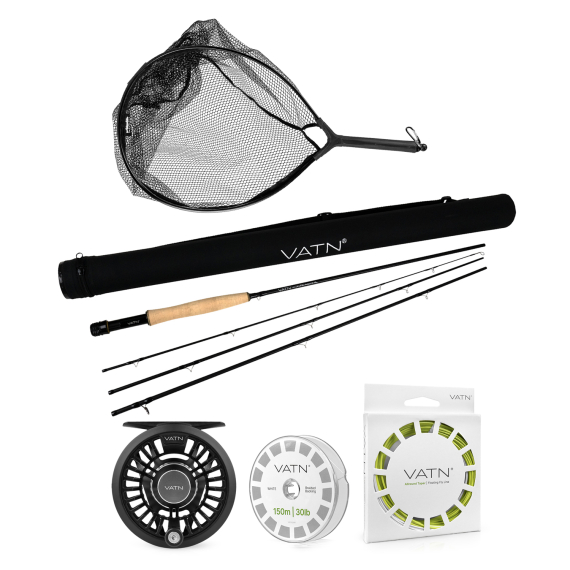 VATN M1 Allround Taper Flugset Included Net #6 dans le groupe Kit de pêche / Kit de pêche à la mouche / Jeux de pêche à la mouche à une main l\'adresse Sportfiskeprylar.se (VATNM1SET6HAV)