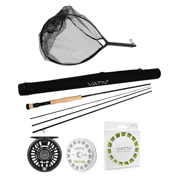 VATN M1 Allround Taper Flugset Included Net #7 dans le groupe Kit de pêche / Kit de pêche à la mouche / Jeux de pêche à la mouche à une main l\'adresse Sportfiskeprylar.se (VATNM1SET7HAV)