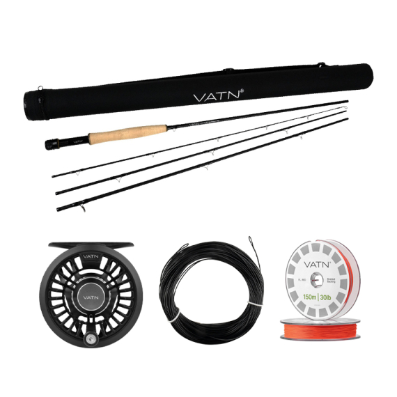 VATN M1 Classic Sink+ Flugset - 9\' #6 dans le groupe Ensembles de pêche / Kit de pêche à la mouche / Jeux de pêche à la mouche à une main l\'adresse Sportfiskeprylar.se (VATNST962026SINK6)
