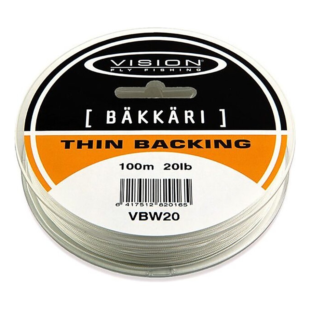 Vision Bäkkäri 250m WHITE 30lb dans le groupe Lignes de pêche / Lignes de pêche à la mouche / Backing l\'adresse Sportfiskeprylar.se (VB25030W)
