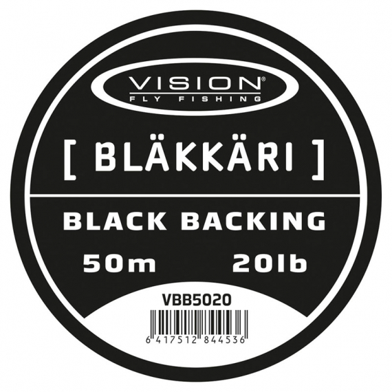 Vision Bläkkäri Black Backing dans le groupe Lignes de pêche / Lignes de pêche à la mouche / Backing l\'adresse Sportfiskeprylar.se (VBB5020r)