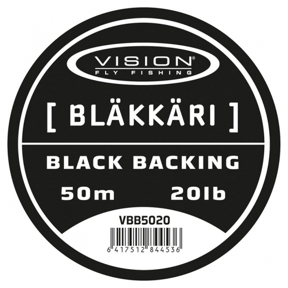 Vision Bläkkäri Black Backing dans le groupe Lignes / Soies / Backing l\'adresse Sportfiskeprylar.se (VBB5020r)