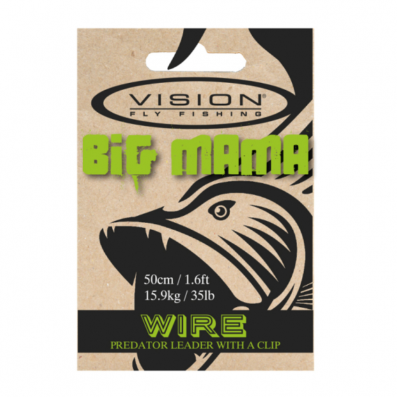 Vision Big Mama Wire leader dans le groupe Hameçons et terminal tackle / Leaders et Bas de ligne l\'adresse Sportfiskeprylar.se (VBLW)