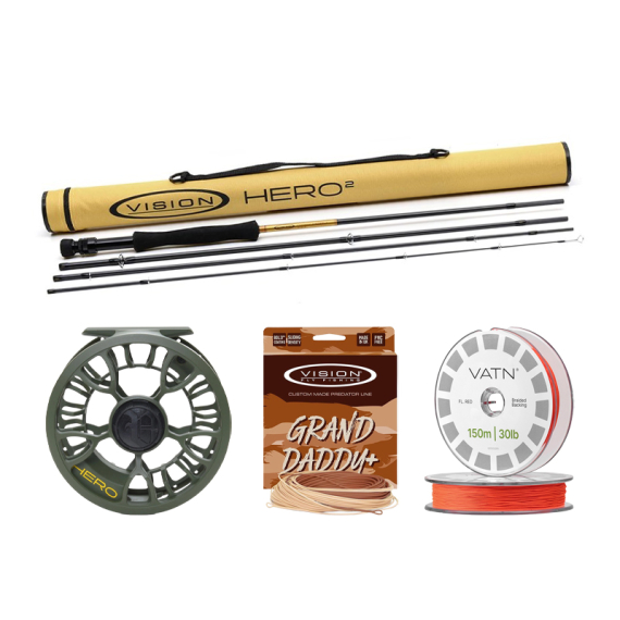 Vision Predator HERO² Gäddflugset - 9\' #9 dans le groupe Ensembles de pêche / Kit de pêche à la mouche / Jeux de pêche à la mouche à une main l\'adresse Sportfiskeprylar.se (VHII49092026PIKE)