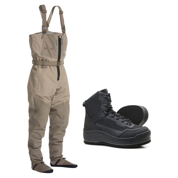 Vision Koski Zip & Musta Filt vadarpaket dans le groupe Habits et chaussures / Waders et équipement de wading / Kits wading l\'adresse Sportfiskeprylar.se (VISKOSKZIPMUSTFELT)