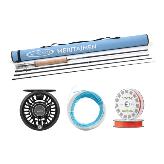 Vision Meritaimen Coastal+ Flugset - 9\' #6 dans le groupe Ensembles de pêche / Kit de pêche à la mouche / Jeux de pêche à la mouche à une main l\'adresse Sportfiskeprylar.se (VMT49062026COASTAL)