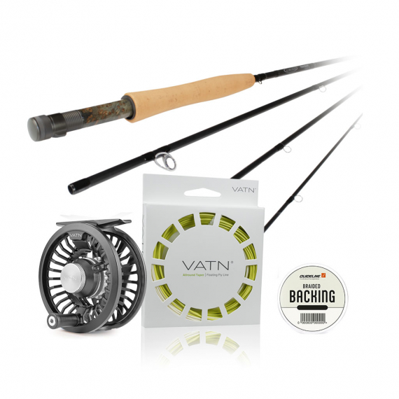 Vision Pitch Black Fly Combo # 6 9\' dans le groupe Kit de pêche / Kit de pêche à la mouche / Jeux de pêche à la mouche à une main l\'adresse Sportfiskeprylar.se (VPBFS69)