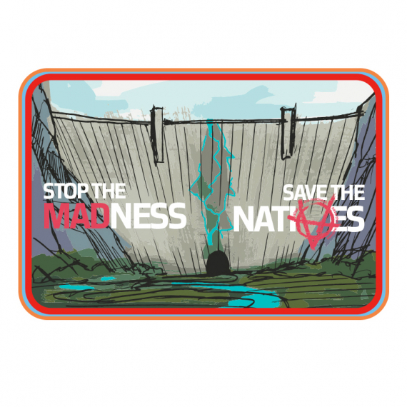 Vision Natives Sticker 120mm dans le groupe Autre / Autocollants l\'adresse Sportfiskeprylar.se (VS3)