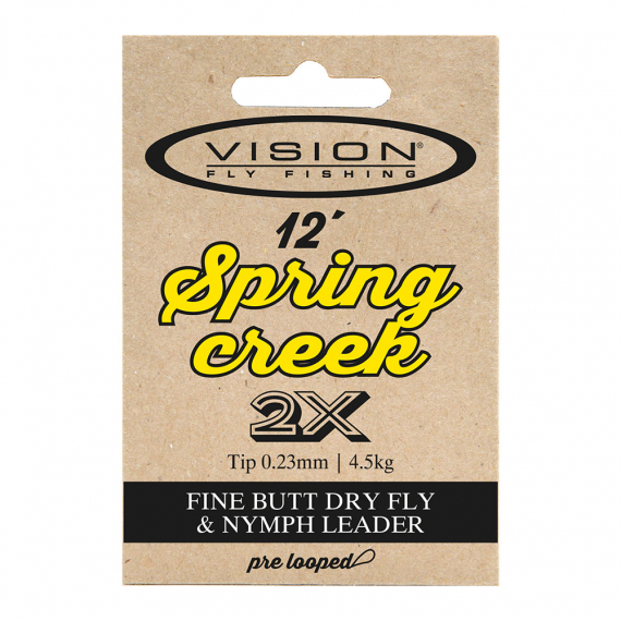 Vision SPRING CREEK leader 4X dans le groupe Hameçons et terminal tackle / Leaders et Bas de ligne l\'adresse Sportfiskeprylar.se (VSC4)