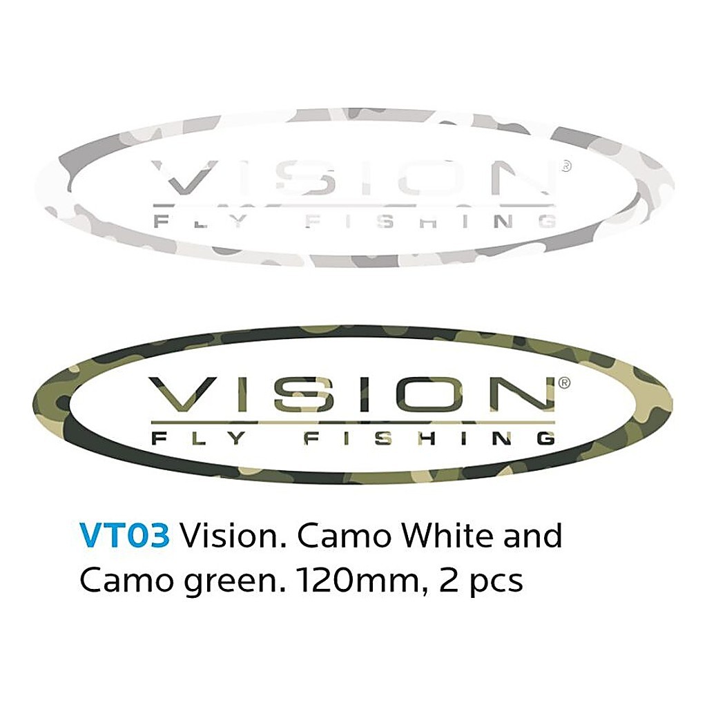 Vision Sticker Camo 120mm 2 pieces dans le groupe Autre / Autocollants l\'adresse Sportfiskeprylar.se (VT03)