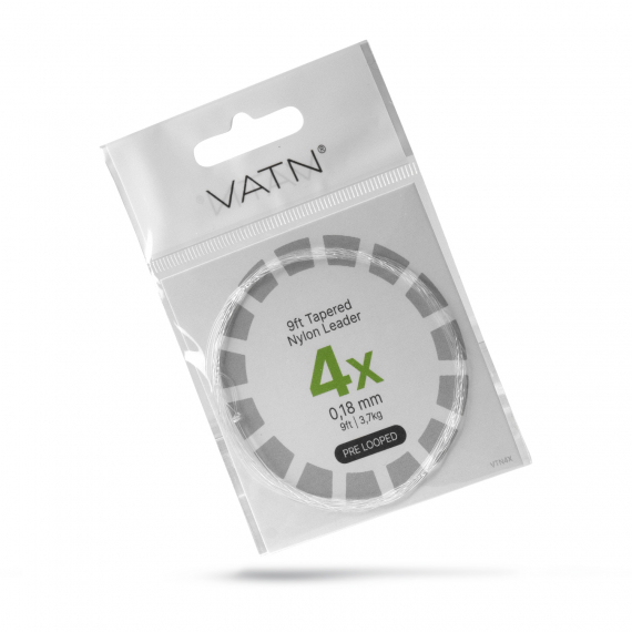 VATN Trout Pre-Looped Tapered Leader 9\' dans le groupe Hameçons et terminal tackle / Leaders et Bas de ligne / Leaders prêts à l\'emploi / Queues de rat l\'adresse Sportfiskeprylar.se (VTN0Xr)