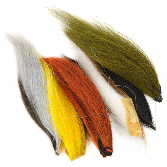 Bucktail Assort. 6 Regular Colors dans le groupe Hameçons et terminal tackle / Fabrication mouche / Matériel de montage de mouches / Matériel poils / Autres matériel poils l\'adresse Sportfiskeprylar.se (W-BTA000)
