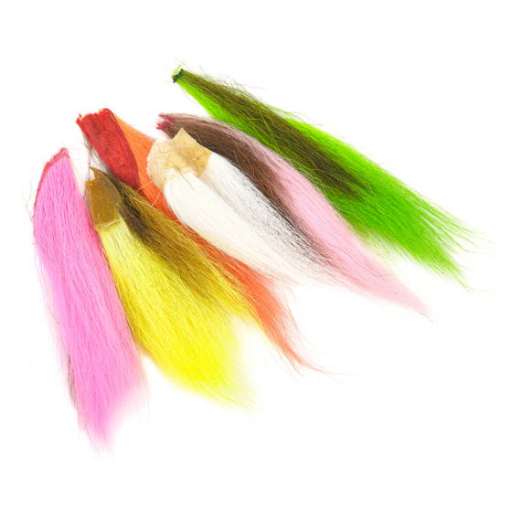 Bucktail Assortment. 6 Flourescent Colors dans le groupe Hameçons et terminal tackle / Fabrication mouche / Matériel de montage de mouches / Matériel poils / Bucktails l\'adresse Sportfiskeprylar.se (W-BTA500)