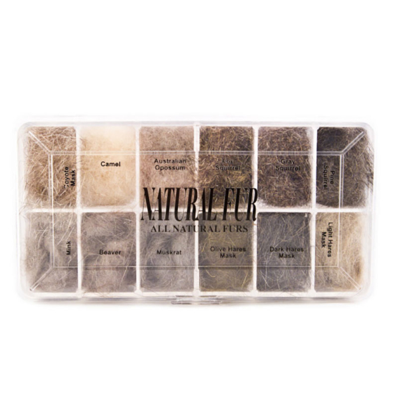 Wapsi Dispenser, Natural Fur dans le groupe Hameçons et terminal tackle / Fabrication mouche / Matériel de montage de mouches / Dubbing l\'adresse Sportfiskeprylar.se (W-DDLNB1)