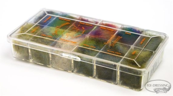 Slf- Squirrel Dubbing - Dispenser 12 Färger dans le groupe Hameçons et terminal tackle / Fabrication mouche / Matériel de montage de mouches / Dubbing l\'adresse Sportfiskeprylar.se (W-DDLSLFS)