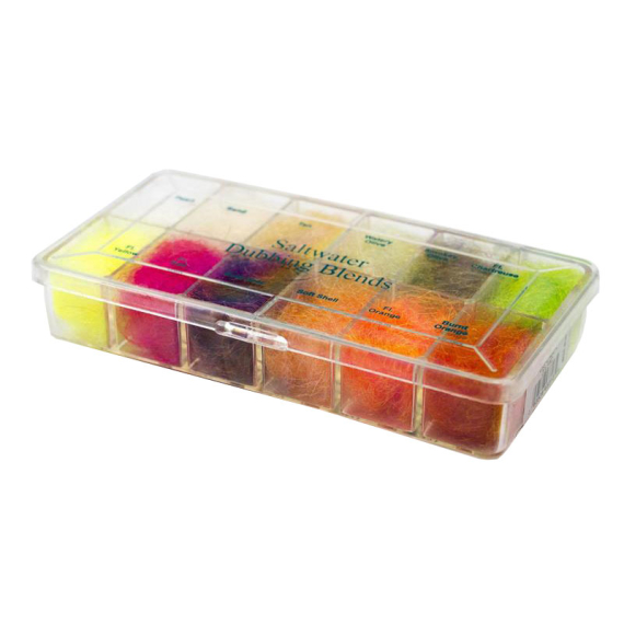 SLF Saltwater 12 Color Dispenser dans le groupe Hameçons et terminal tackle / Fabrication mouche / Matériel de montage de mouches / Dubbing l\'adresse Sportfiskeprylar.se (W-DDLSWD)