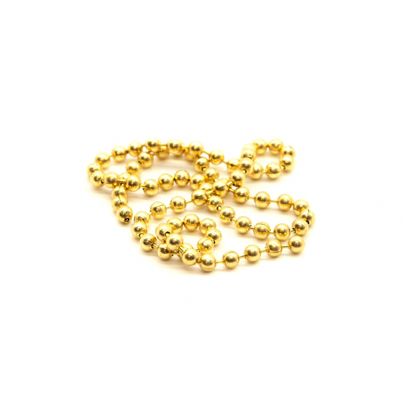 Kulkätting - Medium 3,2 mm Gold dans le groupe Hameçons et terminal tackle / Fabrication mouche / Matériel fabrication mouche / Cones l\'adresse Sportfiskeprylar.se (W-EYB2504)