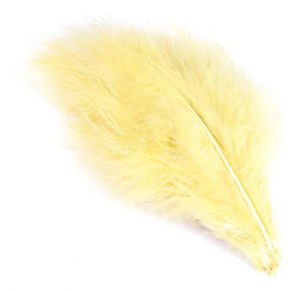 Marabou Plumes - Cream dans le groupe Hameçons et terminal tackle / Fabrication mouche / Matériel de montage de mouches / Plumes et capes / Hackle l\'adresse Sportfiskeprylar.se (W-MA002)