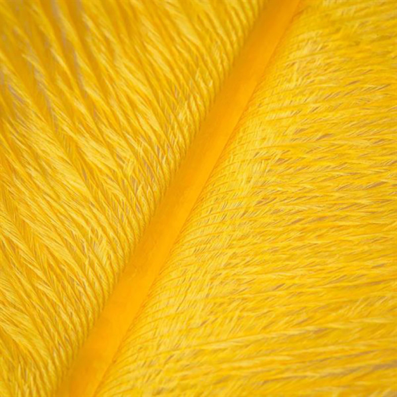 Struts plym - Yellow dans le groupe Hameçons et terminal tackle / Fabrication mouche / Matériel de montage de mouches / Plumes et capes / Autres plumes l\'adresse Sportfiskeprylar.se (W-OP006)