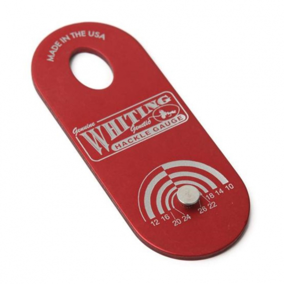 Whiting W-100 Hackle Gauge - Ruby dans le groupe Hameçons et terminal tackle / Fabrication mouche / Outils fabrication mouche / Pince hackle l\'adresse Sportfiskeprylar.se (W100R)