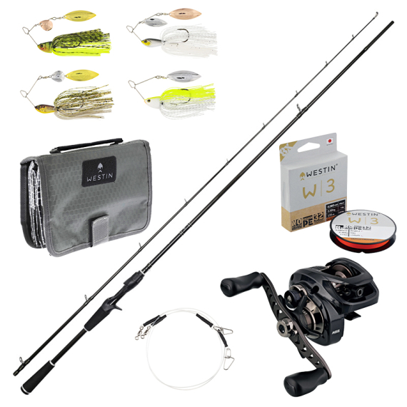 Westin W2 Spinnerbait 21-65g Combo dans le groupe Kit de pêche / Ensemble casting / Ensemble Baitcaster Brochet l\'adresse Sportfiskeprylar.se (W2SPINNERBAITCOMBO)