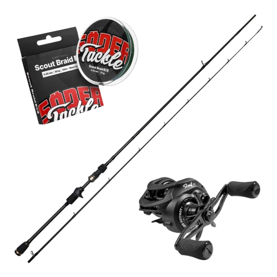 Westin W3 Finesse Crank-T 2nd 7\' ML 5-20g & Scout BC Combo dans le groupe Ensembles de pêche / Ensemble casting / Ensemble Casting Perche l\'adresse Sportfiskeprylar.se (W359-0702-MLSCOUTBCSET)