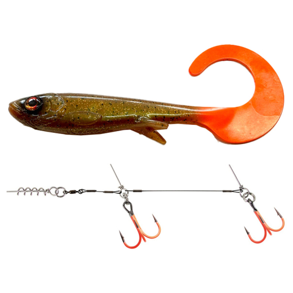 Wolfcreek Curly 29 UV-stinger Combo dans le groupe Leurre de la peche / Kits leurres / Paquet d\'appâts pour brochets l\'adresse Sportfiskeprylar.se (WCCURLY29STINGERSET)