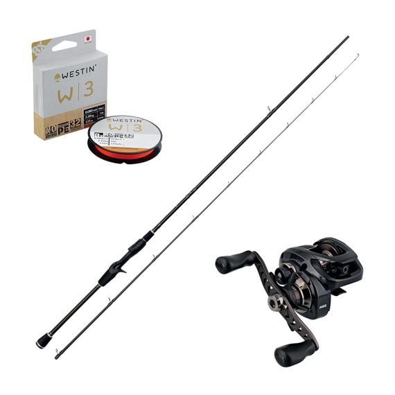 Westin W2 Finesse-T Baitcasting Combo dans le groupe Kit de pêche / Ensemble casting / Ensemble Casting Perche l\'adresse Sportfiskeprylar.se (WESTNW2FINESSESET)