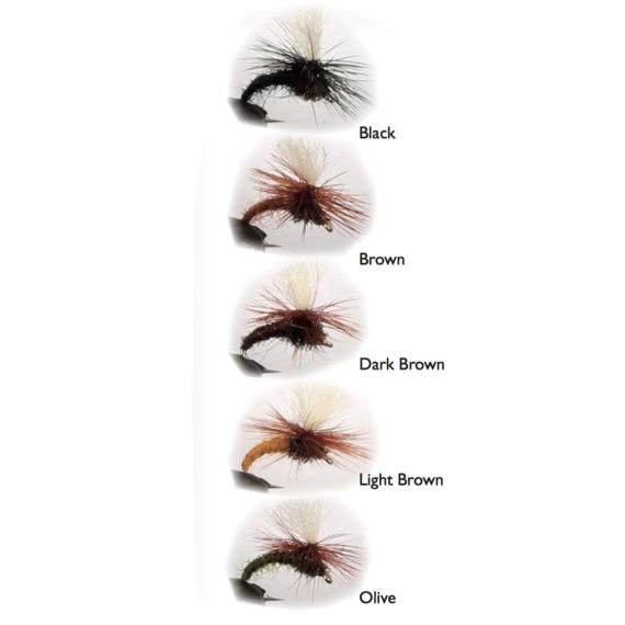 Dry Fly Klinkhamers 5-pack dans le groupe Leurre de la peche / Mouches / Mouches sèches l\'adresse Sportfiskeprylar.se (WFB146)