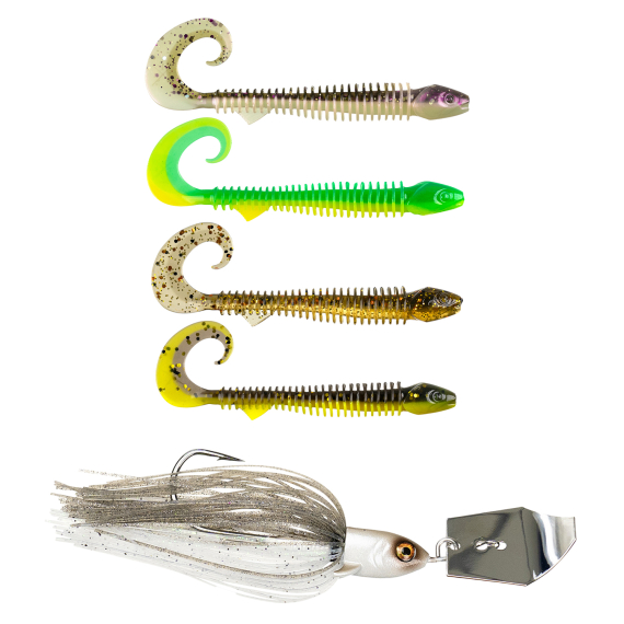 Wingman Chatter Scout RibTail Bundle dans le groupe Leurre de la peche / Chatterbait l\'adresse Sportfiskeprylar.se (WINGMANCHATTERRIBTAILSET)