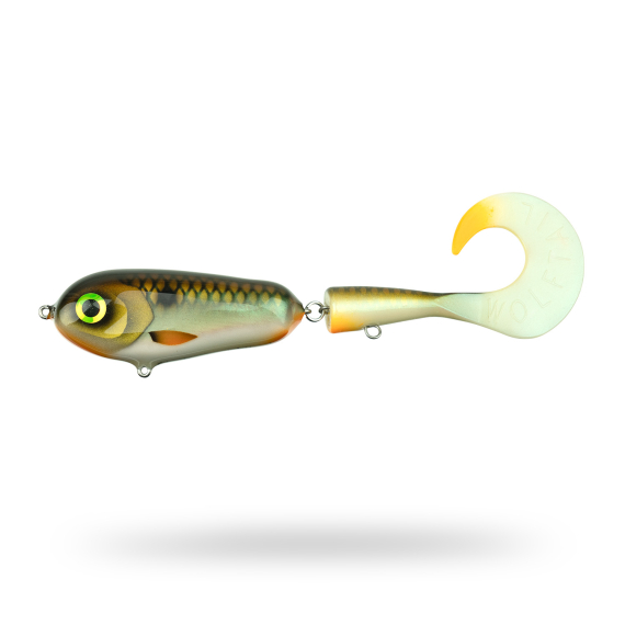 Wolfcreek Wolftail Shallow 23cm, 90g - Frösö Shad dans le groupe Leurre de la peche / Leures fait main / Tailbaits fait main l\'adresse Sportfiskeprylar.se (WOLFTAILCR174)