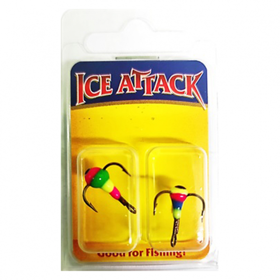 Ice Attack Ice Jig Hook dans le groupe Hameçons et terminal tackle / Hameçons / Hameçons triples l\'adresse Sportfiskeprylar.se (WT-ME10-2Pr)