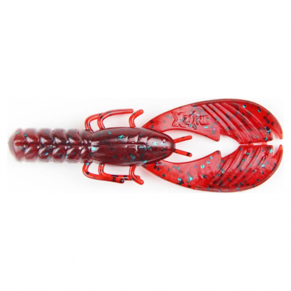 X Zone Pro Series Muscle Back Finesse Craw, 8,2cm (8-pack) - Red Bug dans le groupe Leurre de la peche / Leurre souple / Écrevisses et appâts creaturebait / écrevisses l\'adresse Sportfiskeprylar.se (XZ15705)