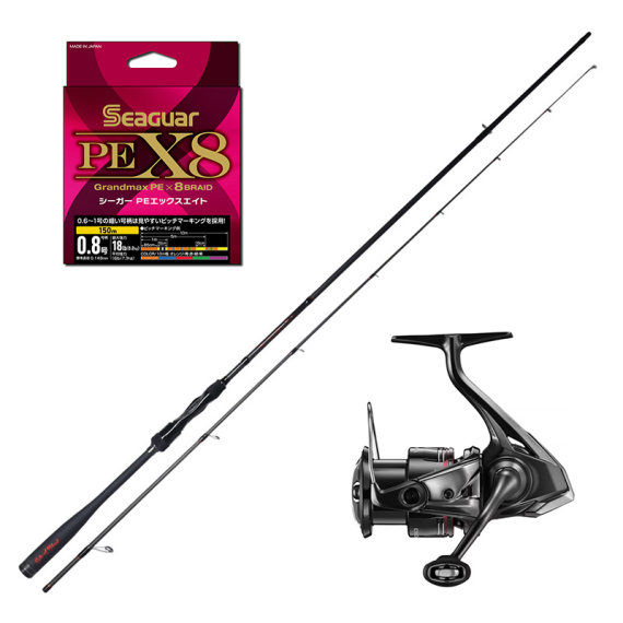 Bite Of Bleak Yoru Monoquoqe Long Distance Finesse 7\'6\'\' 2-17g Combo dans le groupe Kit de pêche / Combos spinning / Ensemble Spinning Perche l\'adresse Sportfiskeprylar.se (YORUFINESSESET)