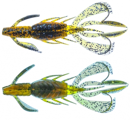 PerchFight Crayfish 4.4\'\' 5-Pack , Okeechobee Blue dans le groupe Leurres / Leurres souples / écrevisses et créatures / écrevisses l\'adresse Sportfiskeprylar.se (Z-PC44-OB)