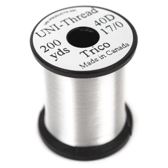 UNI Trico Thread 40D White 200yds dans le groupe Hameçons et terminal tackle / Fabrication mouche / Matériel de montage de mouches / Fil pour mouches l\'adresse Sportfiskeprylar.se (Z172WH)