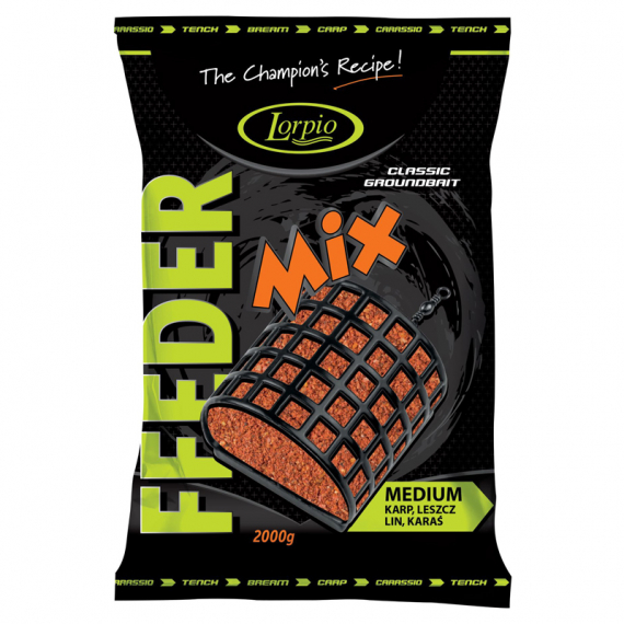 Lorpio Groundbait Feeder Mix 2kg - Medium dans le groupe Leurre de la peche / Bouillettes, esches et amorce / Amorces / Amorce l\'adresse Sportfiskeprylar.se (ZA-LO461)