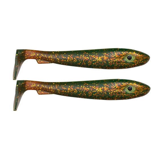 McRubber 21cm (2 pack) - Motoroil Glitter dans le groupe Leurre de la peche / Leurre souple / Jigs à brochets l\'adresse Sportfiskeprylar.se (ZS100412)