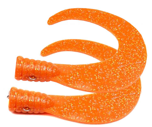 SvartZonker Big Tail (2-pack) - Orange dans le groupe Leurres / Leurres souples / Tails de rechange l\'adresse Sportfiskeprylar.se (ZS101103)