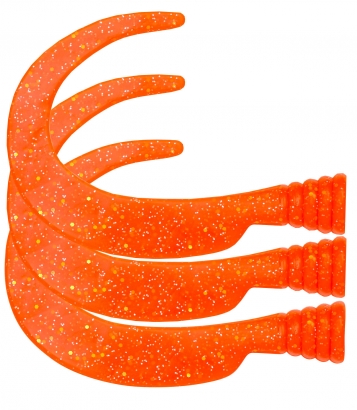 Sparetail McTail (Red/Orange)- 3pack dans le groupe Leurre de la peche / Leurre souple / Tails de rechange l\'adresse Sportfiskeprylar.se (ZS101303)
