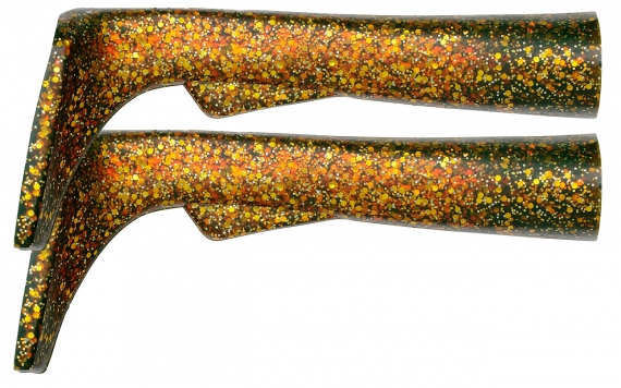 SvartZonker Big Paddle - Real Motoroil Glitter 2-pack dans le groupe Leurre de la peche / Pagaies supplémentaires l\'adresse Sportfiskeprylar.se (ZS101610)