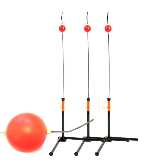 Fladen ismeteställ (spöställ och vippa) 3-pack dans le groupe Accessoires de pêche / Support canne a peche / Porte-cannes pêche sous glace l\'adresse Sportfiskeprylar.se (fl-ismetestall-3p)